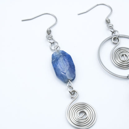 Boucles d'oreilles asymétriques - Collection Impulsion