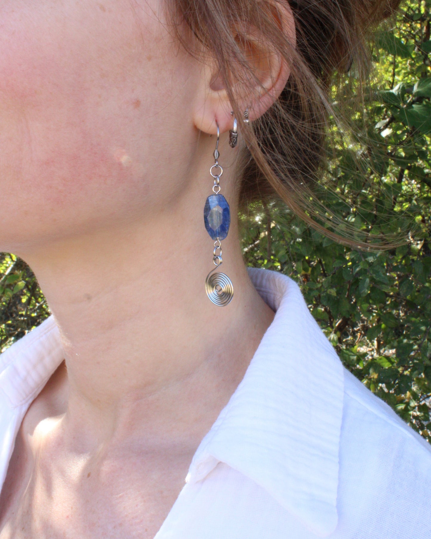 Boucles d'oreilles asymétriques - Collection Impulsion