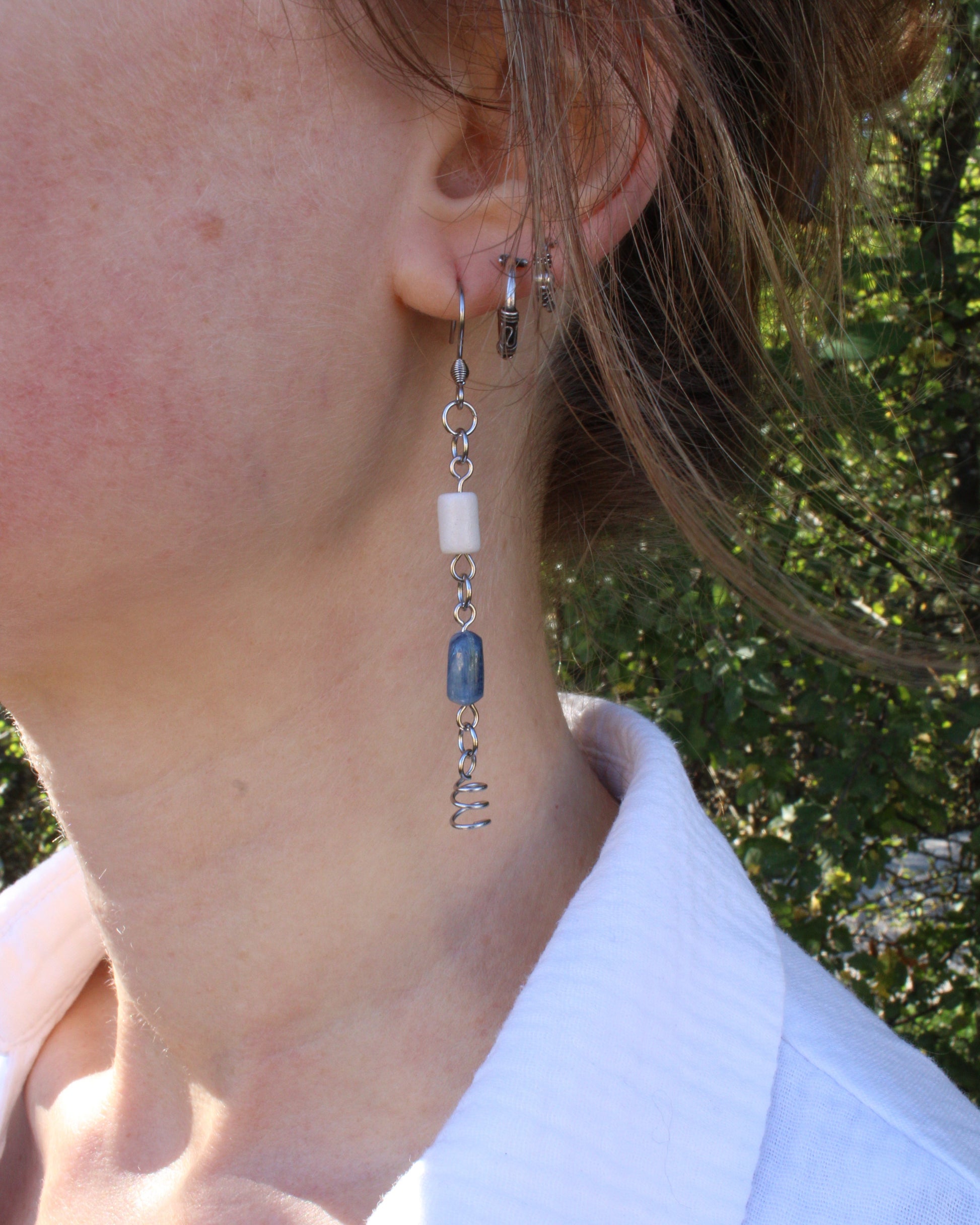 Boucles d'oreilles longue - Collection Impulsion