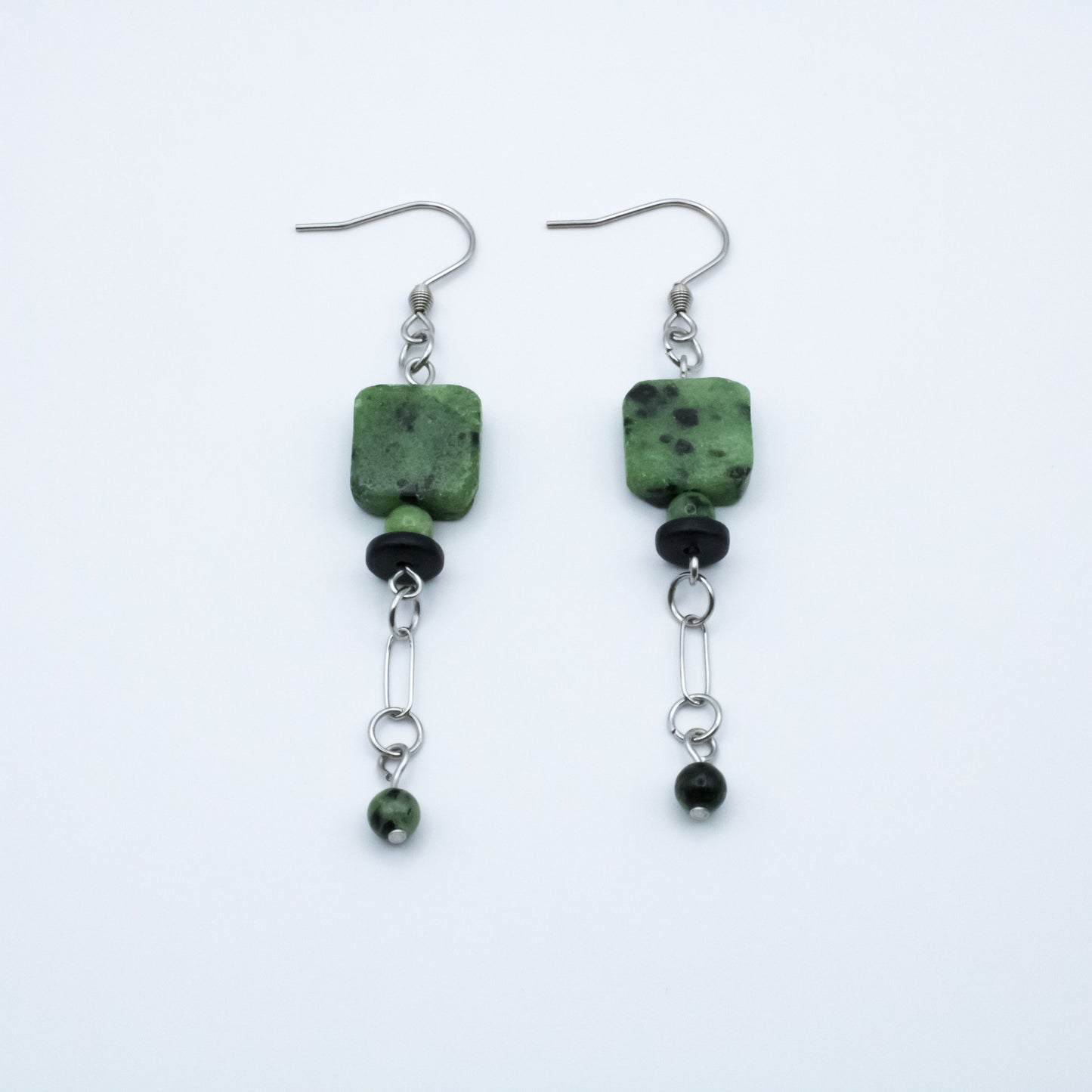 Boucles d'oreilles carrées - Collection Murmure